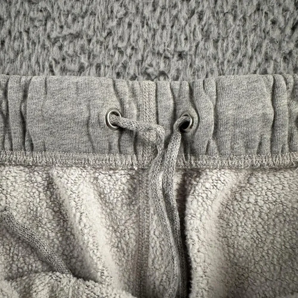 Lady White Co Sweat Shorts Mens XL Gray Cotton Fleece Elastic Waist Made In USA